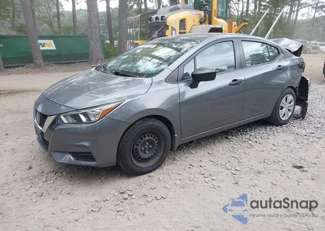 2021 Nissan Versa S Xtronic Cvt z USA, uszkodzony, nr VIN 3N1CN8DV1ML851898